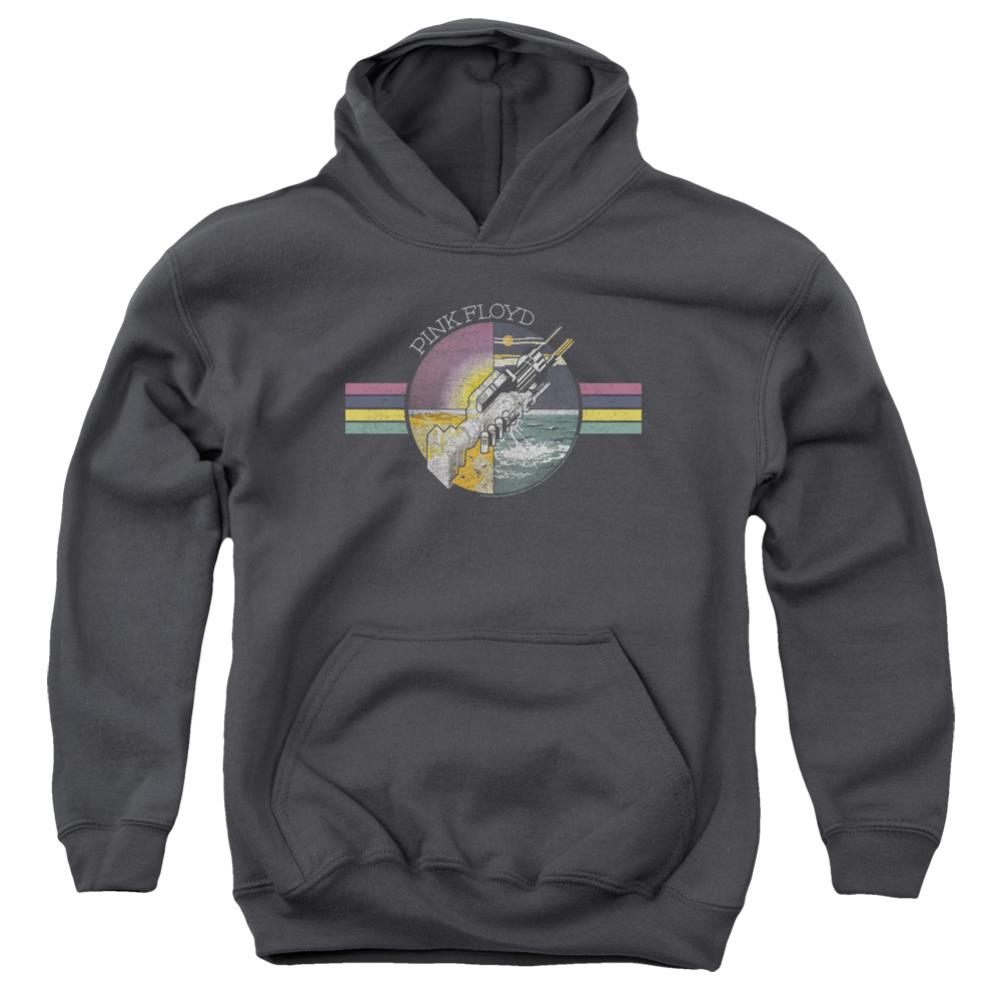 Pink Floyd Welcome To The Machine Youth Cotton Poly Pull-Over Hoodie