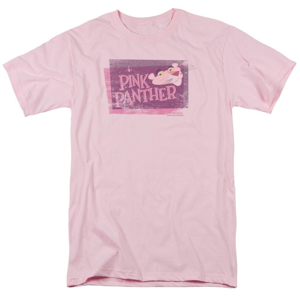 Pink Panther Distressed Men's 18/1 Cotton Short-Sleeve T-Shirt