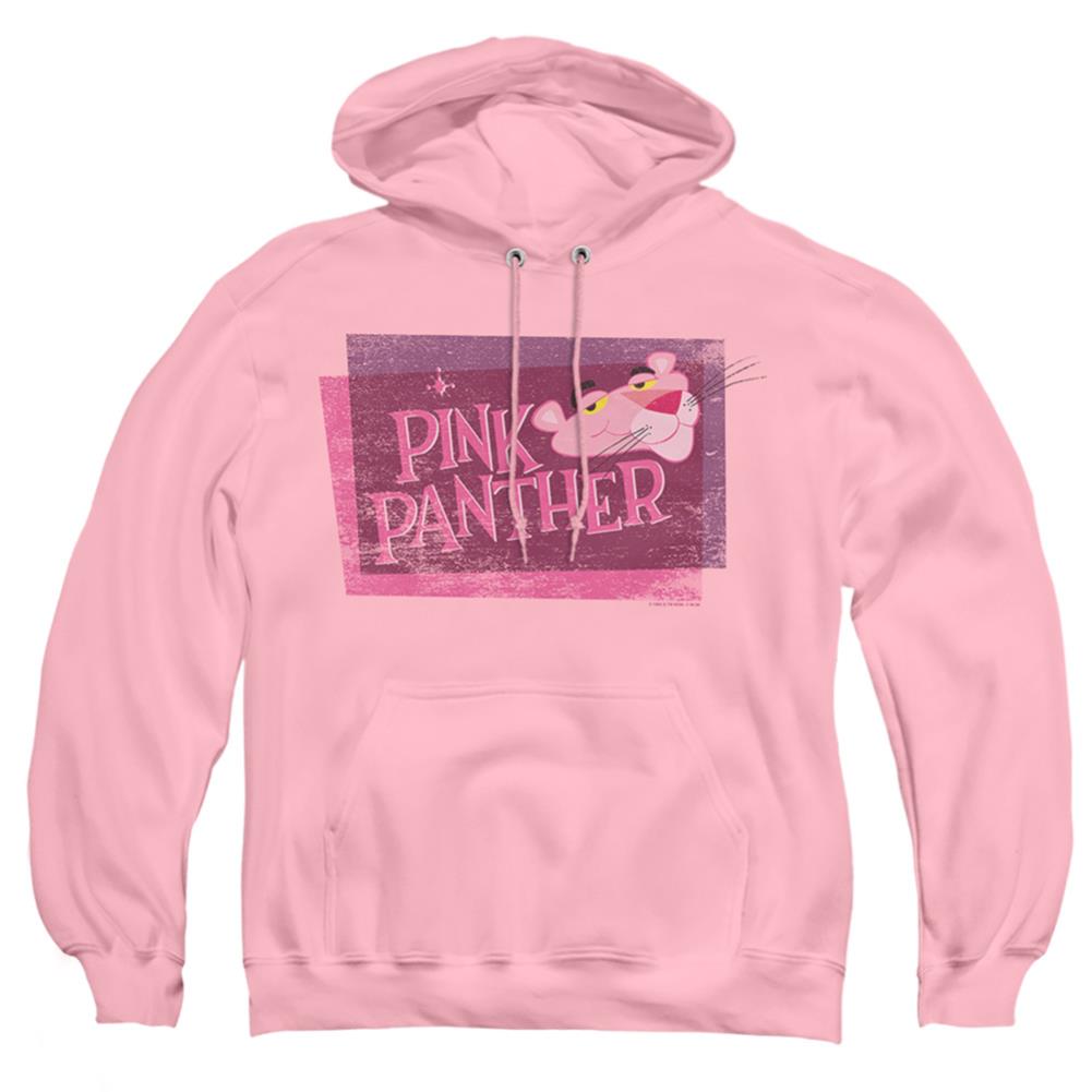 Pink Panther Distressed Men's Pull-Over 75 25 Poly Hoodie