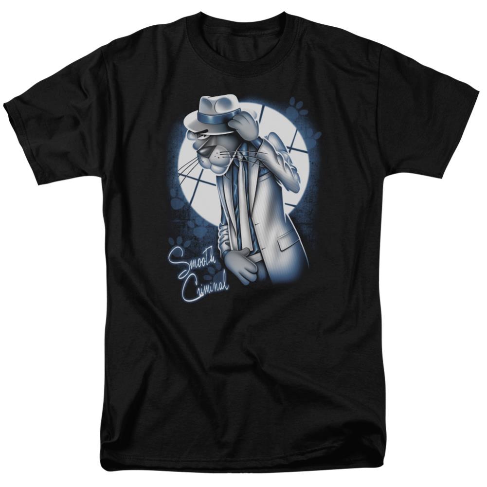 Pink Panther Smooth Criminal Men's 18/1 Cotton Short-Sleeve T-Shirt