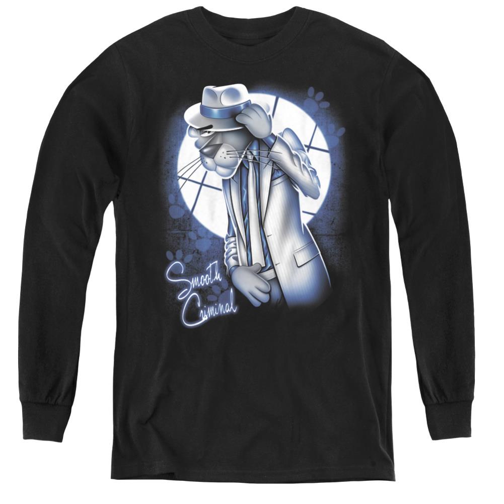 Pink Panther Smooth Criminal Youth Long-Sleeve T-Shirt