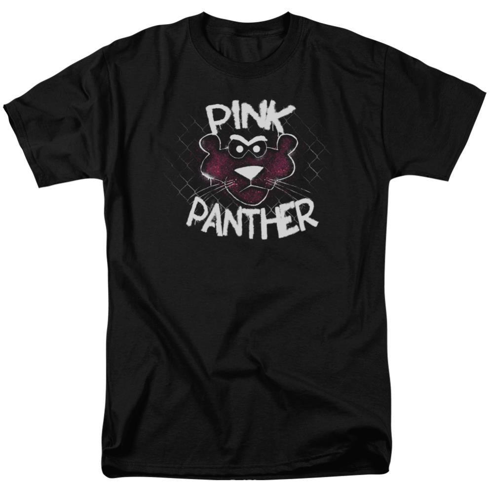 Pink Panther Spray Panther Men's 18/1 Cotton Short-Sleeve T-Shirt
