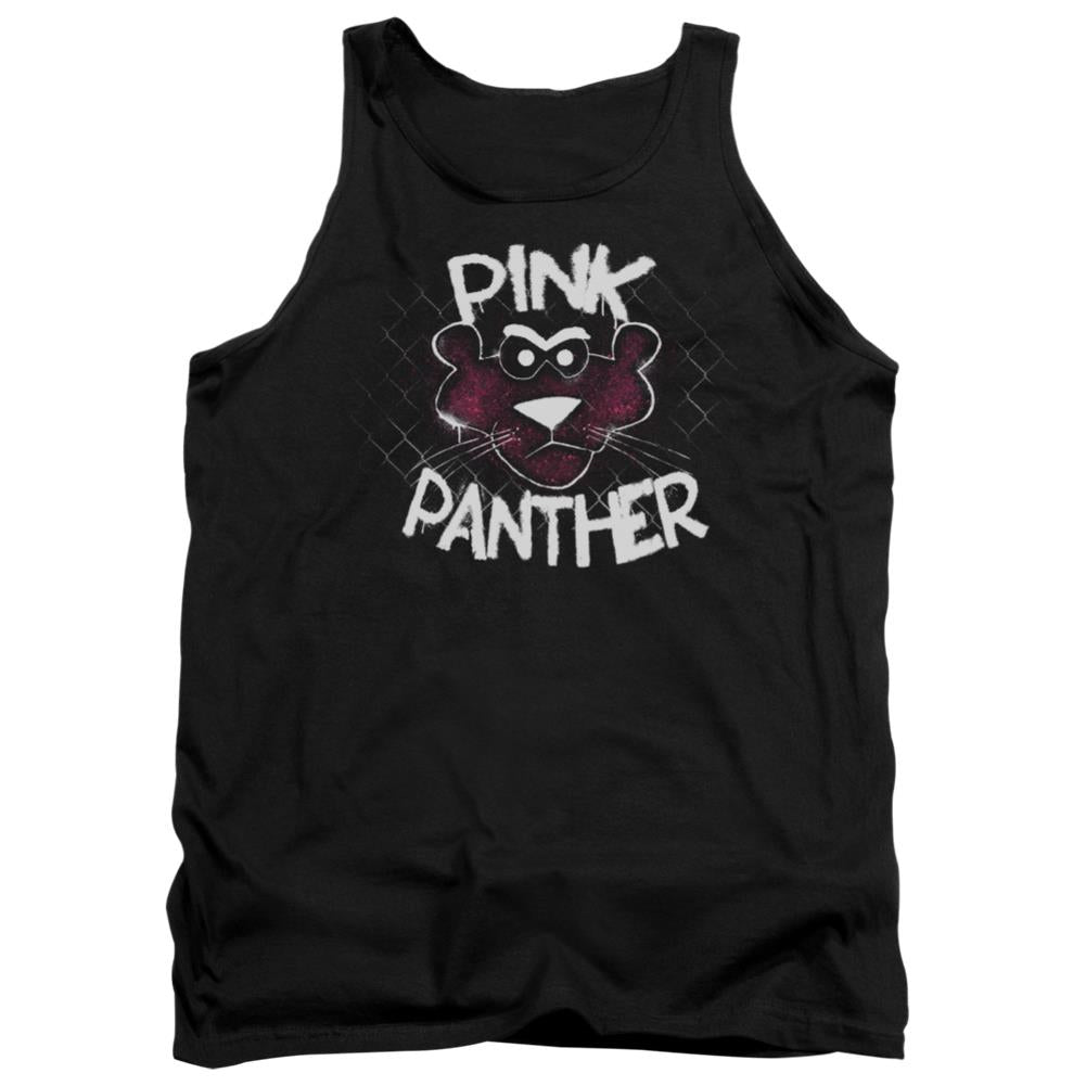 Pink Panther Spray Panther Men's 18/1 Cotton Tank Top