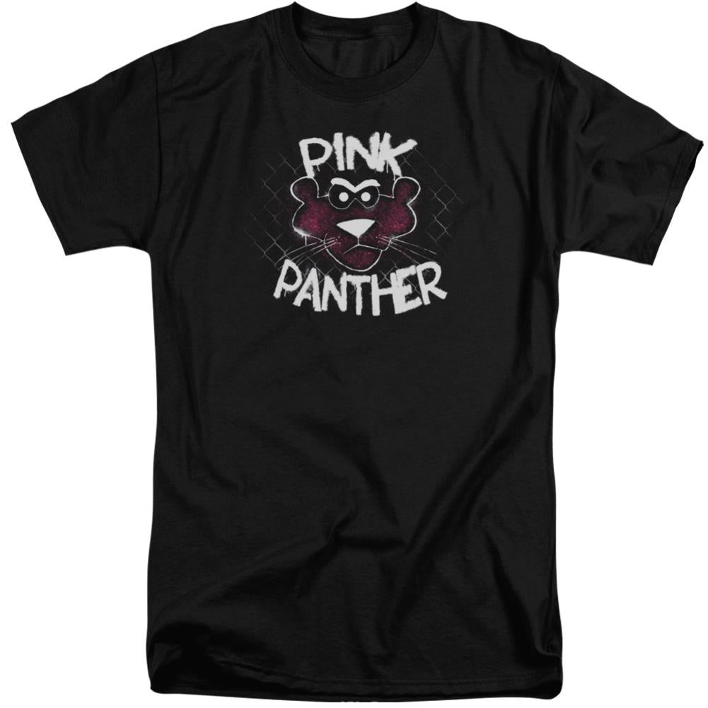 Pink Panther Spray Panther Men's 18/1 Tall Cotton Short-Sleeve T-Shirt