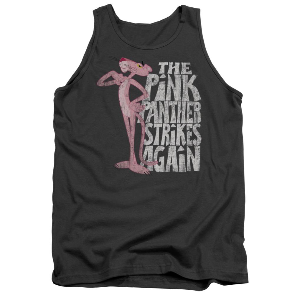Pink Panther Strikes Again Men's 18/1 Cotton Tank Top