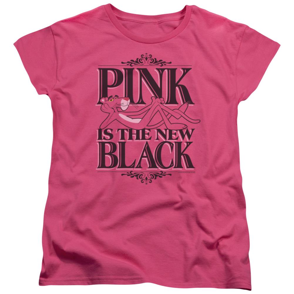 Pink Panther The New Black Women's 18/1 Cotton Short-Sleeve T-Shirt