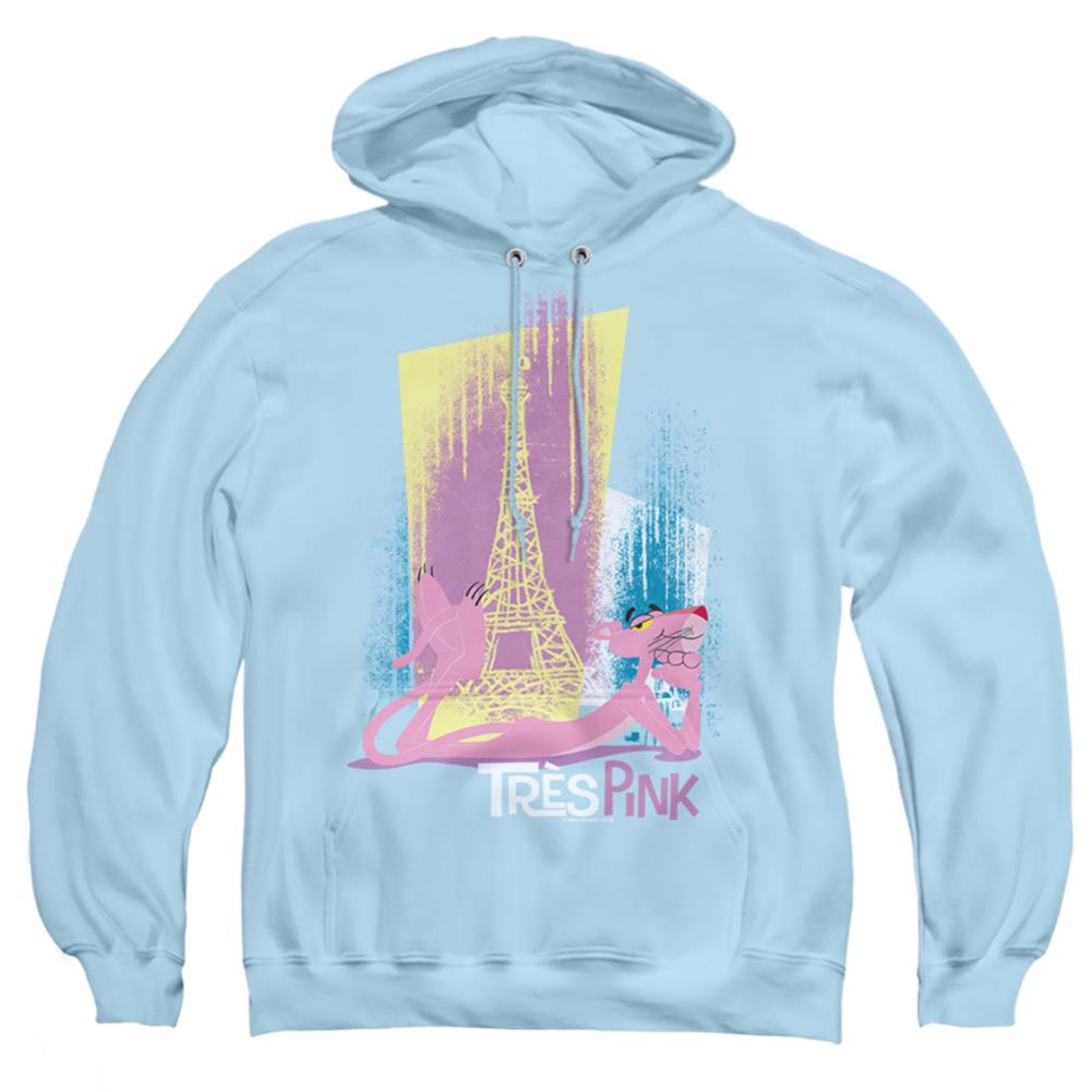 Pink Panther Tres Pink Men's Pull-Over 75 25 Poly Hoodie