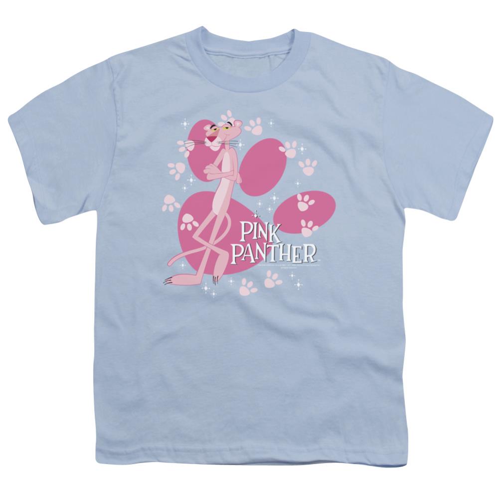 Pink Panther Walk All Over Youth 18/1 100% Cotton Short-Sleeve T-Shirt