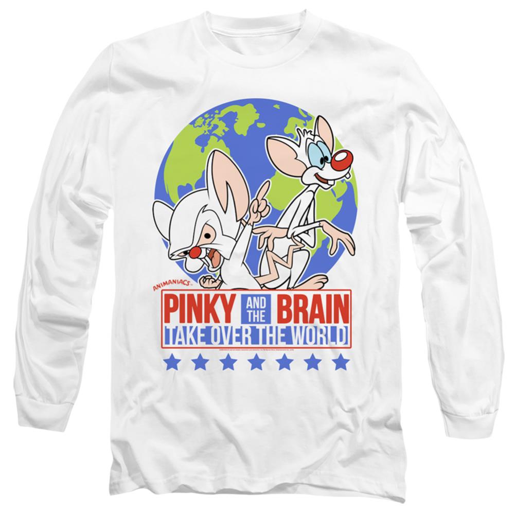 Pinky And The Brain Campaign Men's 18/1 Cotton Long-Sleeve T-Shirt