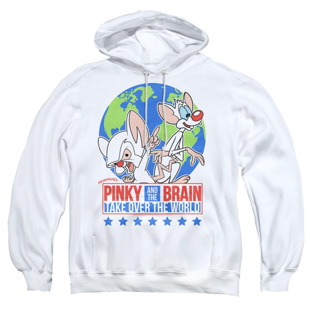 Pinky And The Brain Campaign Men's Pull-Over 75 25 Poly Hoodie