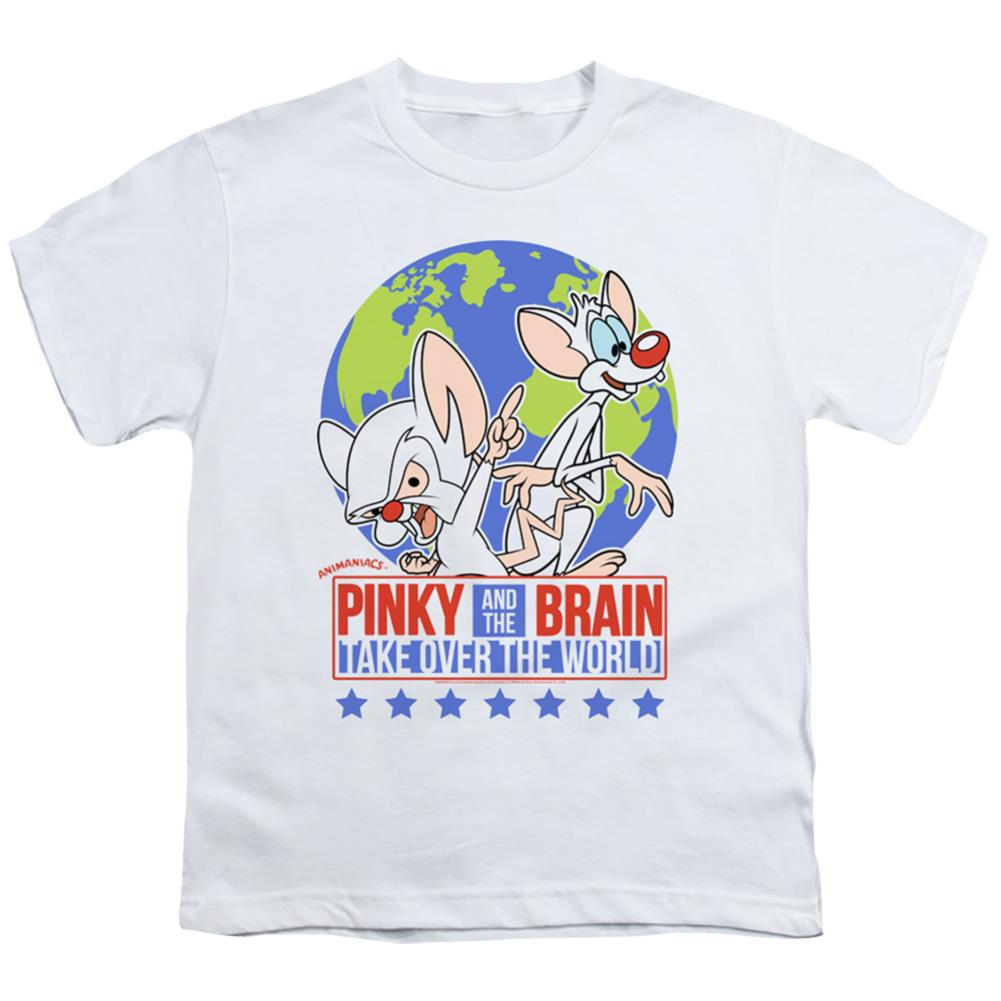 Pinky And The Brain Campaign Youth 18/1 100% Cotton Short-Sleeve T-Shirt