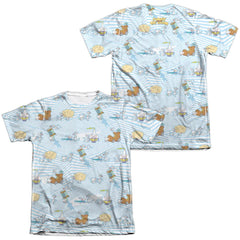 Pinky And The Brain Experiments (Front/Back Print) Men's Regular Fit Poly Cotton Short-Sleeve T-Shirt