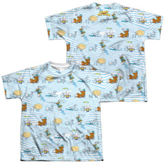 Pinky And The Brain Experiments (Front/Back Print) Youth Regular Fit Poly Short-Sleeve T-Shirt