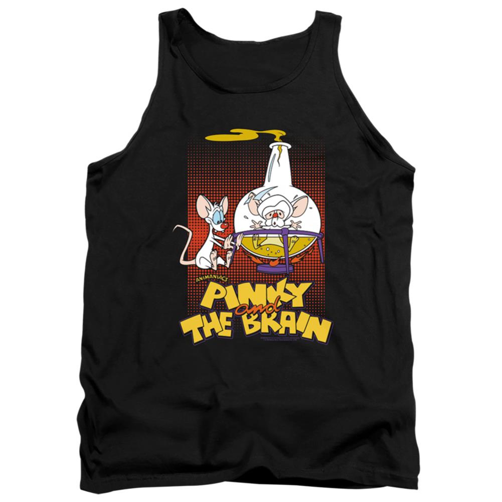 Pinky And The Brain Lab Flask Men's 18/1 Cotton Tank Top