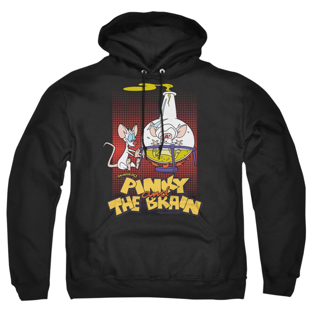Pinky And The Brain Lab Flask Men's Pull-Over 75 25 Poly Hoodie