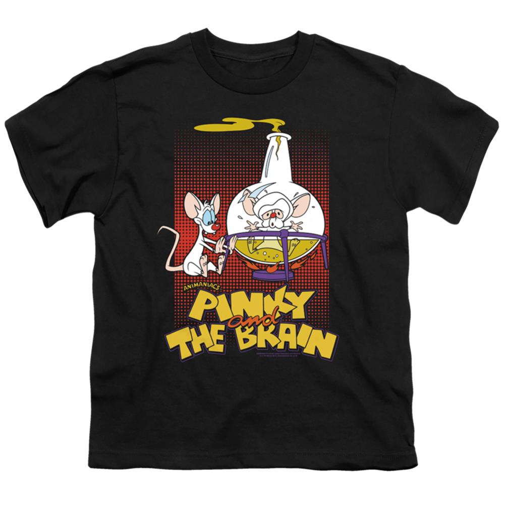 Pinky And The Brain Lab Flask Youth 18/1 100% Cotton Short-Sleeve T-Shirt