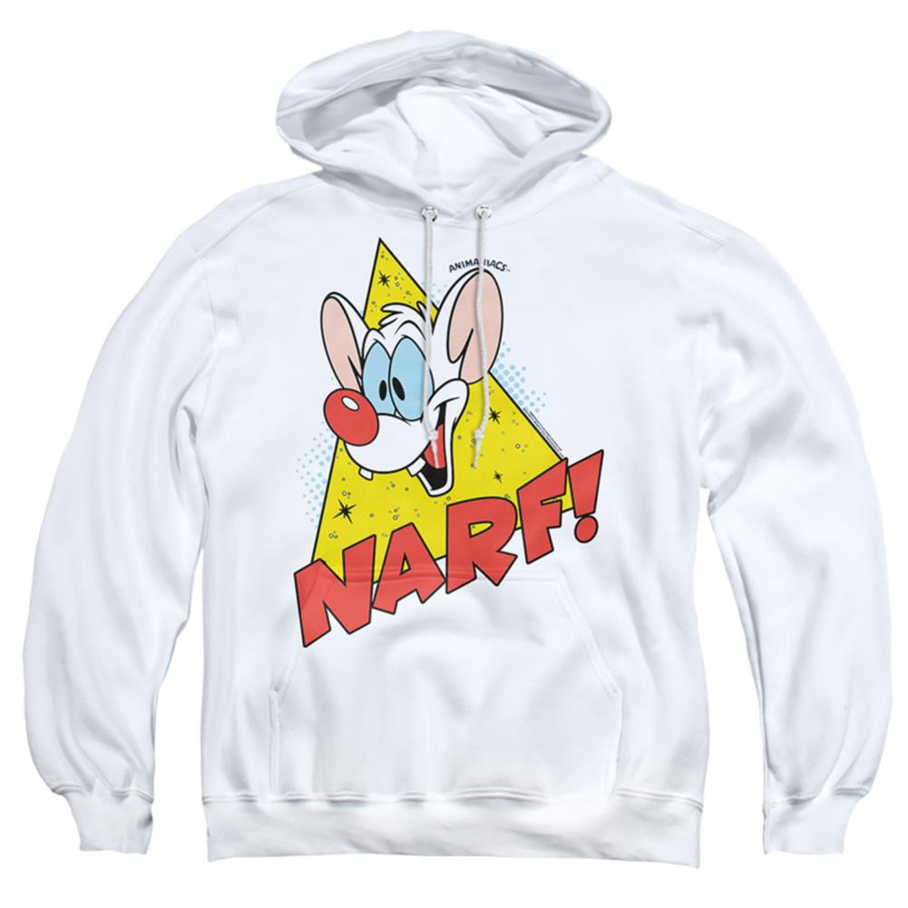 Pinky And The Brain Narf Men's Pull-Over 75 25 Poly Hoodie