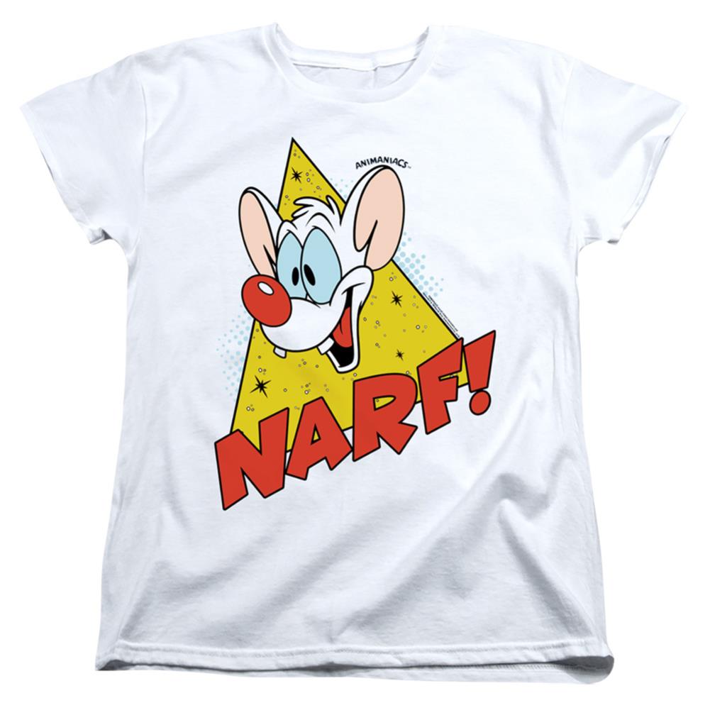Pinky And The Brain Narf Women's 18/1 Cotton Short-Sleeve T-Shirt