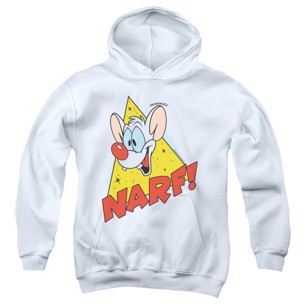 Pinky And The Brain Narf Youth Cotton Poly Pull-Over Hoodie