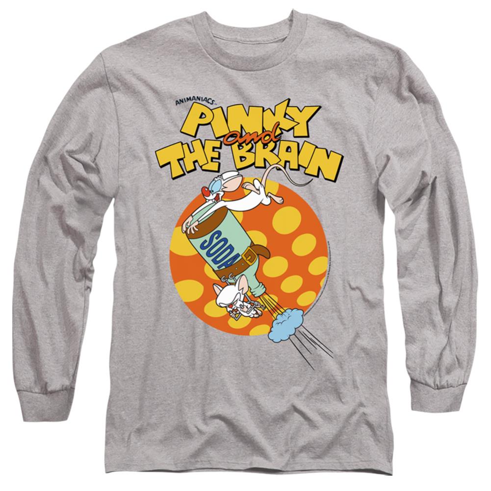 Pinky And The Brain Soda Men's 18/1 Cotton Long-Sleeve T-Shirt
