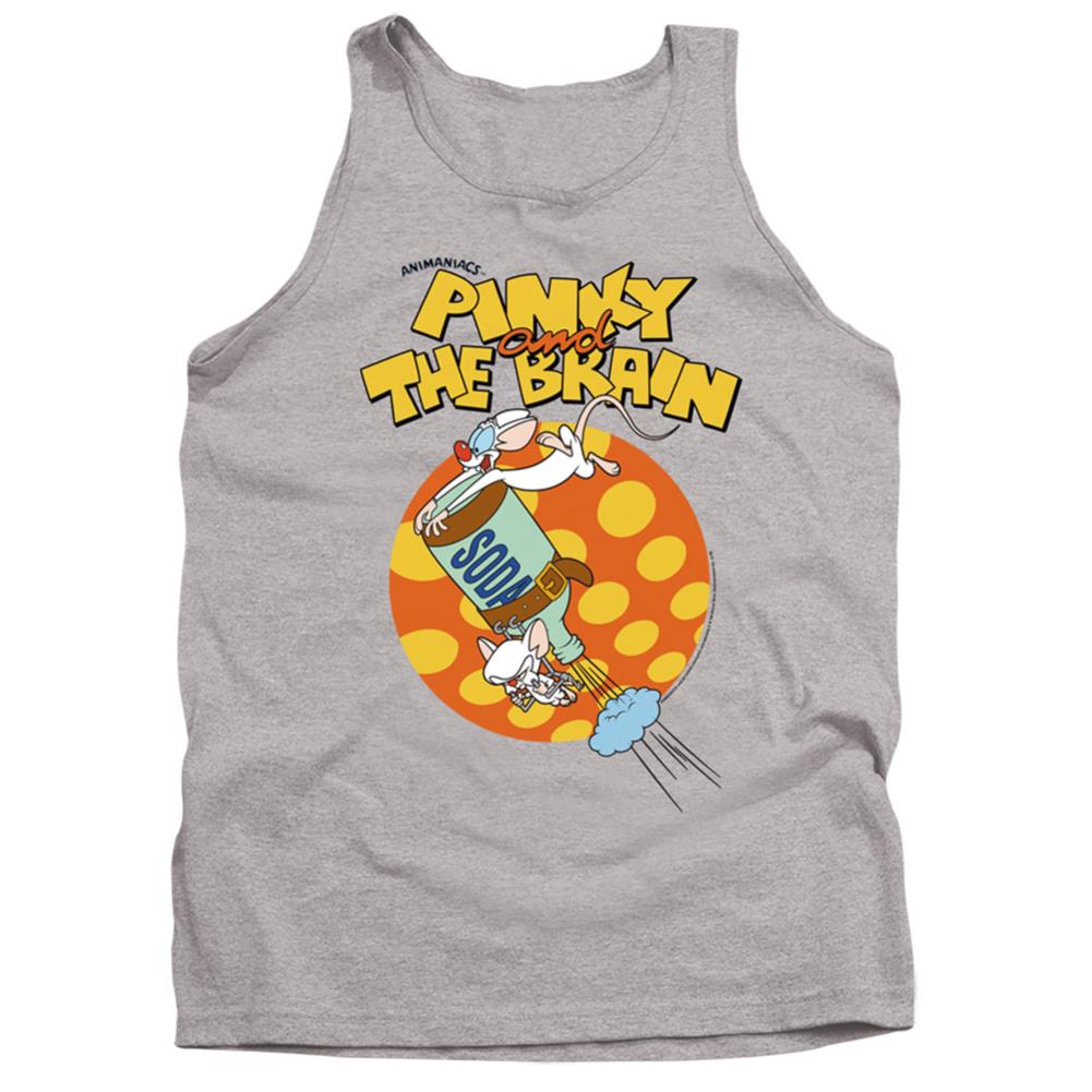 Pinky And The Brain Soda Men's 18/1 Cotton Tank Top
