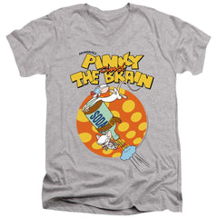 Pinky And The Brain Soda Men's 30/1 Cotton Slim V-Neck T-Shirt