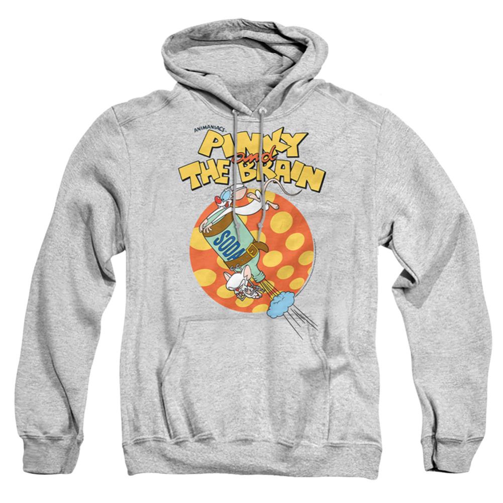 Pinky And The Brain Soda Men's Pull-Over 75 25 Poly Hoodie