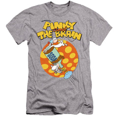 Pinky And The Brain Soda Men's Ultra-Soft 30/1 Cotton Slim Short-Sleeve T-Shirt