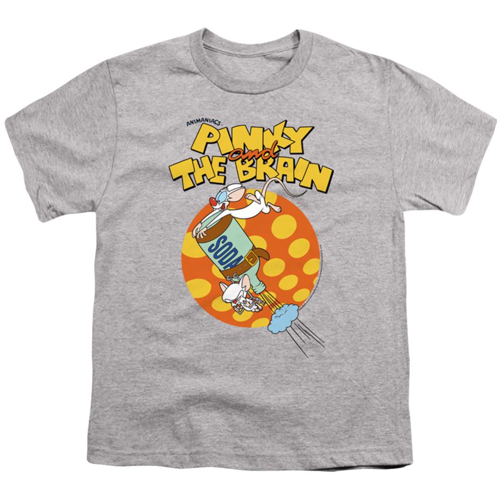 Pinky And The Brain Soda Youth 18/1 100% Cotton Short-Sleeve T-Shirt