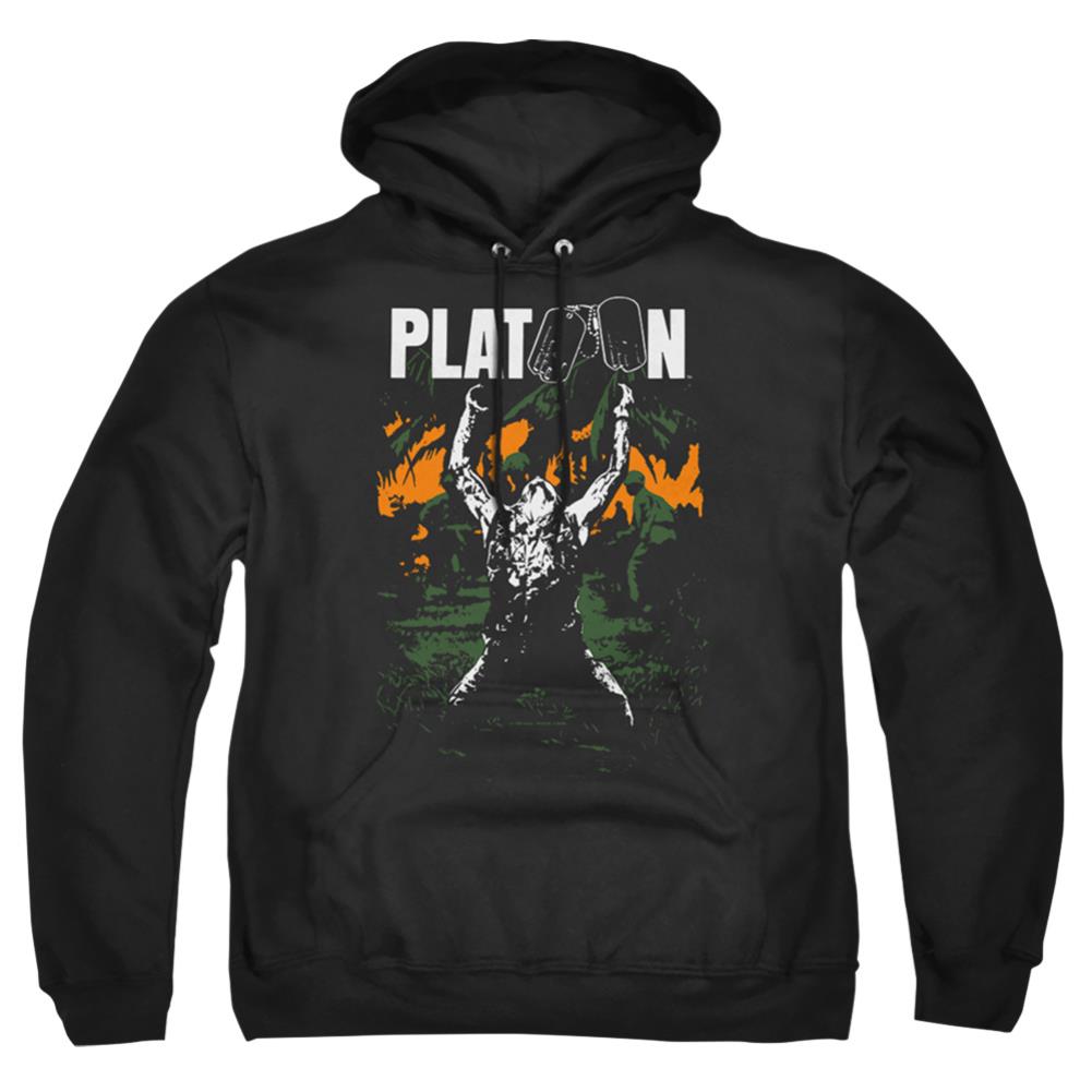 Platoon Graphic Men's Pull-Over 75 25 Poly Hoodie