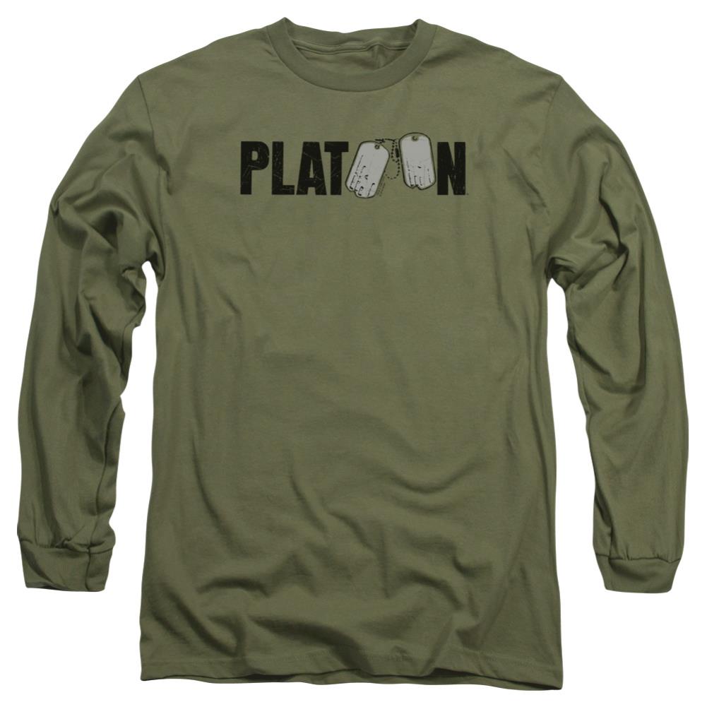 Platoon Logo Men's 18/1 Cotton Long-Sleeve T-Shirt