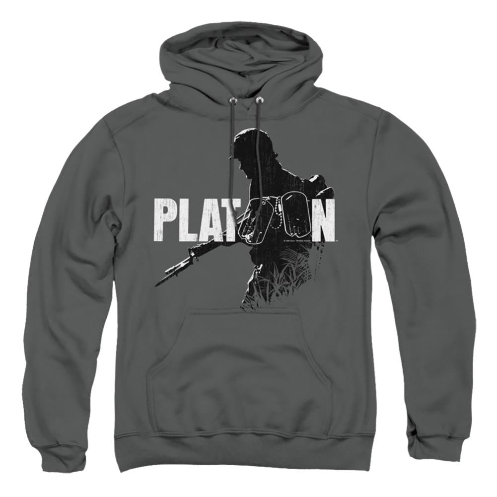 Platoon Shadow Of War Men's Pull-Over 75 25 Poly Hoodie