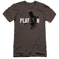 Platoon Shadow Of War Men's Ultra-Soft 30/1 Cotton Slim Short-Sleeve T-Shirt
