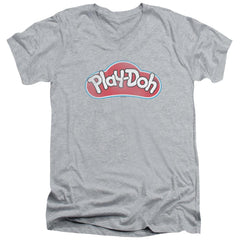 Play Doh Dohs Men's 30/1 Cotton Slim V-Neck T-Shirt