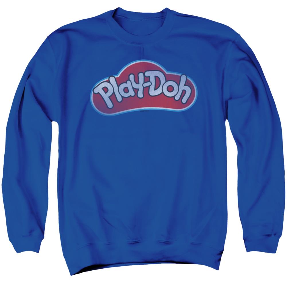 Play Doh Lid Men's Crewneck 50 50 Poly Long-Sleeve T-Shirt