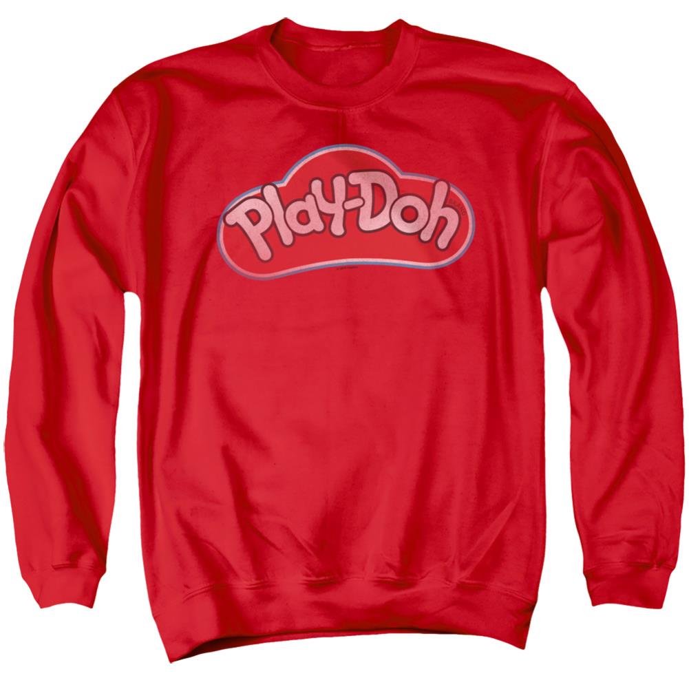 Play Doh Lid Men's Crewneck 50 50 Poly Long-Sleeve T-Shirt