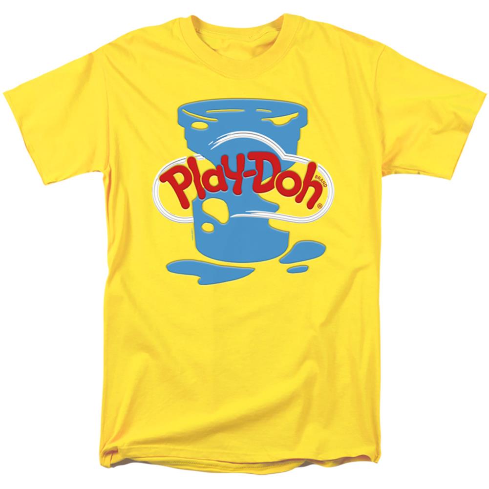 Play Doh Play Doh Inverted Messy Men's 18/1 Cotton Short-Sleeve T-Shirt