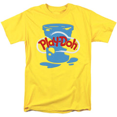 Play Doh Play Doh Inverted Messy Men's 18/1 Cotton Short-Sleeve T-Shirt