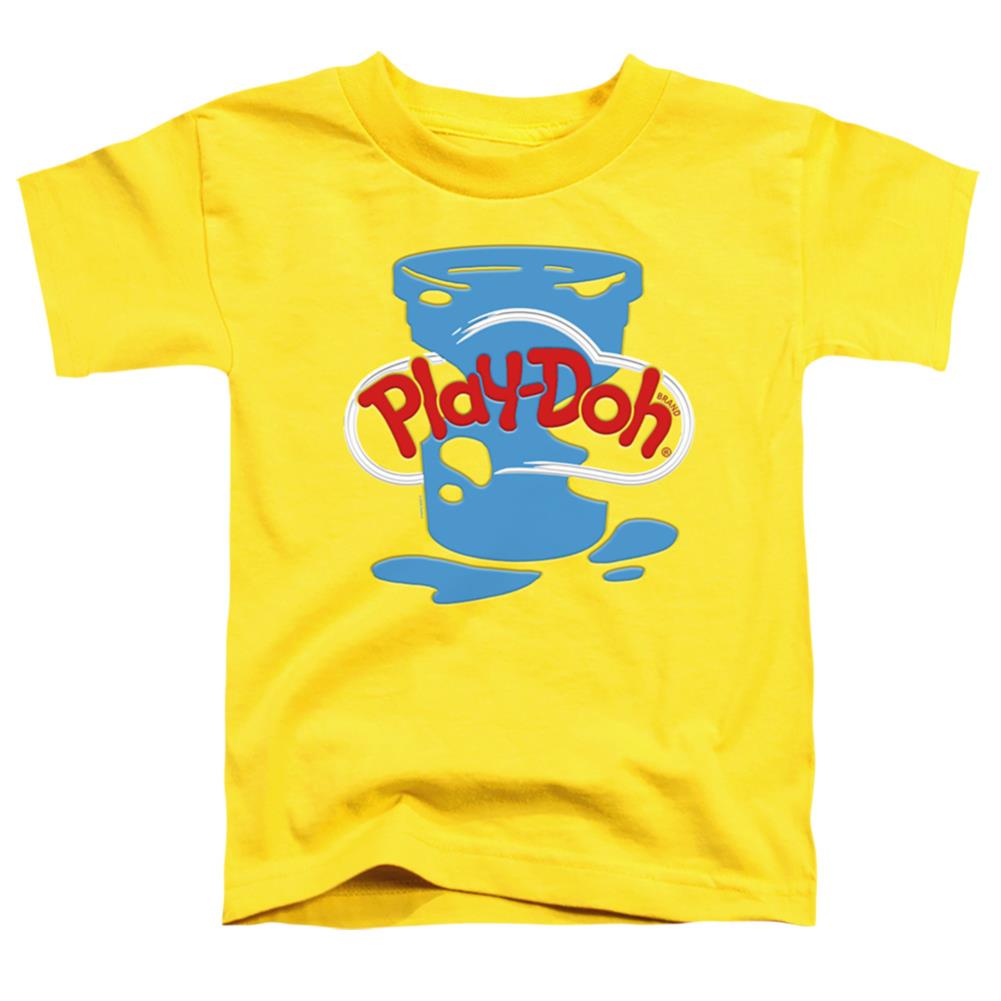 Play Doh Play Doh Inverted Messy Toddler 18/1 Cotton Short-Sleeve T-Shirt