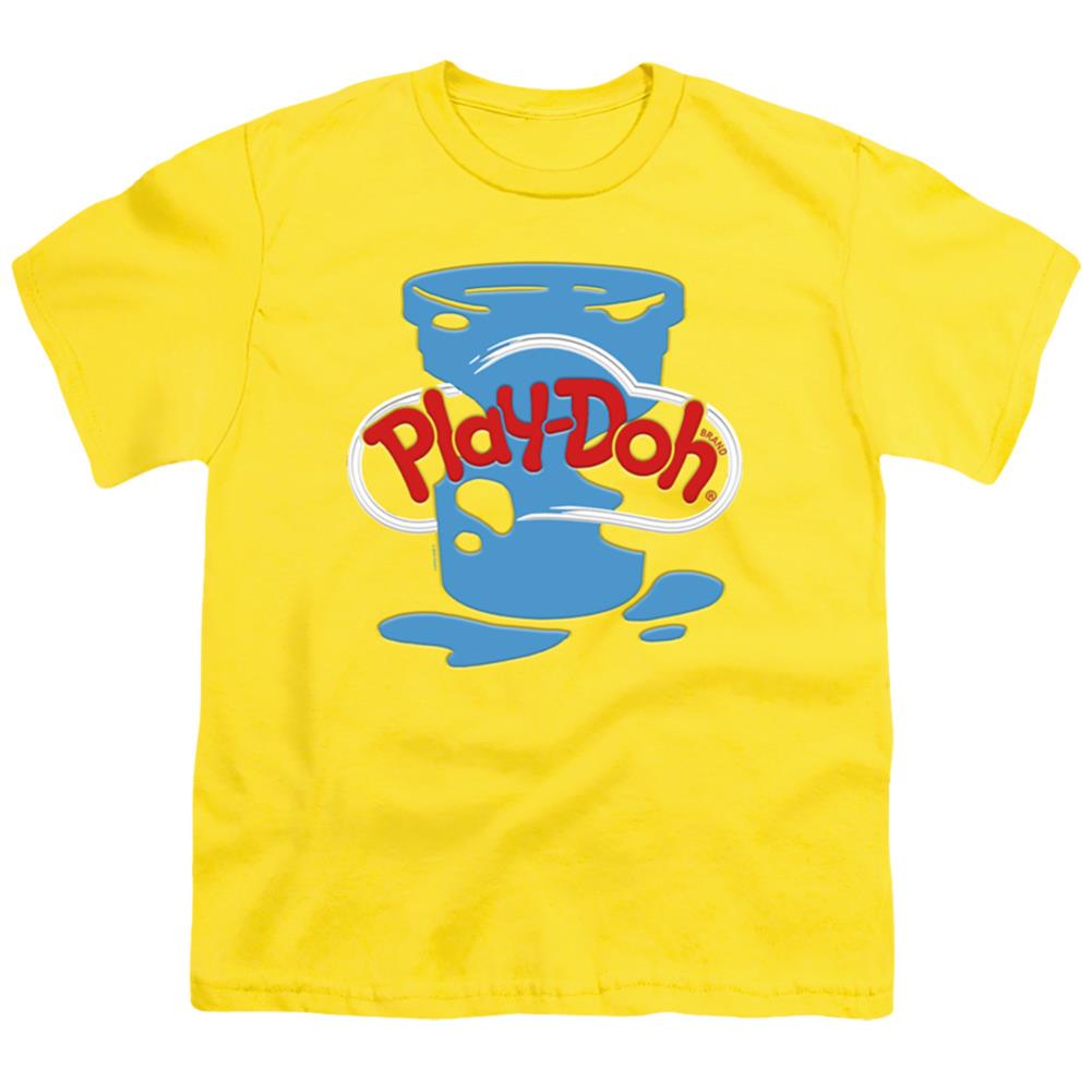 Play Doh Play Doh Inverted Messy Youth 18/1 100% Cotton Short-Sleeve T-Shirt