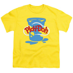 Play Doh Play Doh Inverted Messy Youth 18/1 100% Cotton Short-Sleeve T-Shirt