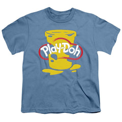 Play Doh Play Doh Messy Stencil Logo Youth 18/1 100% Cotton Short-Sleeve T-Shirt