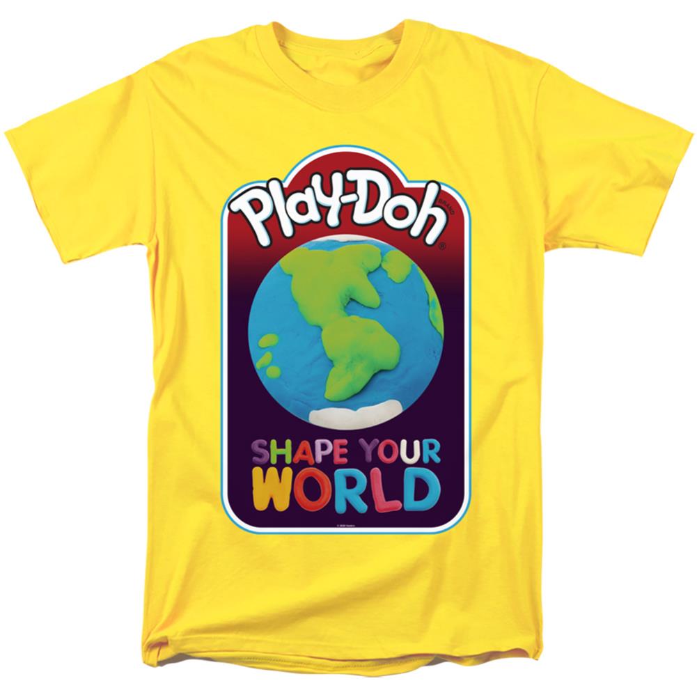 Play Doh Shape Your World Men's 18/1 Cotton Short-Sleeve T-Shirt