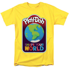Play Doh Shape Your World Men's 18/1 Cotton Short-Sleeve T-Shirt