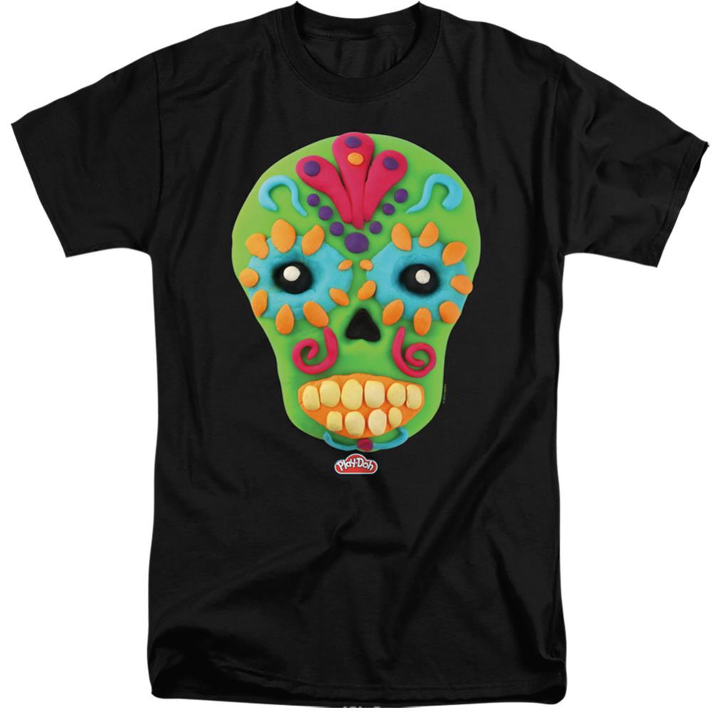 Play Doh Sugar Skull Men's 18/1 Tall Cotton Short-Sleeve T-Shirt