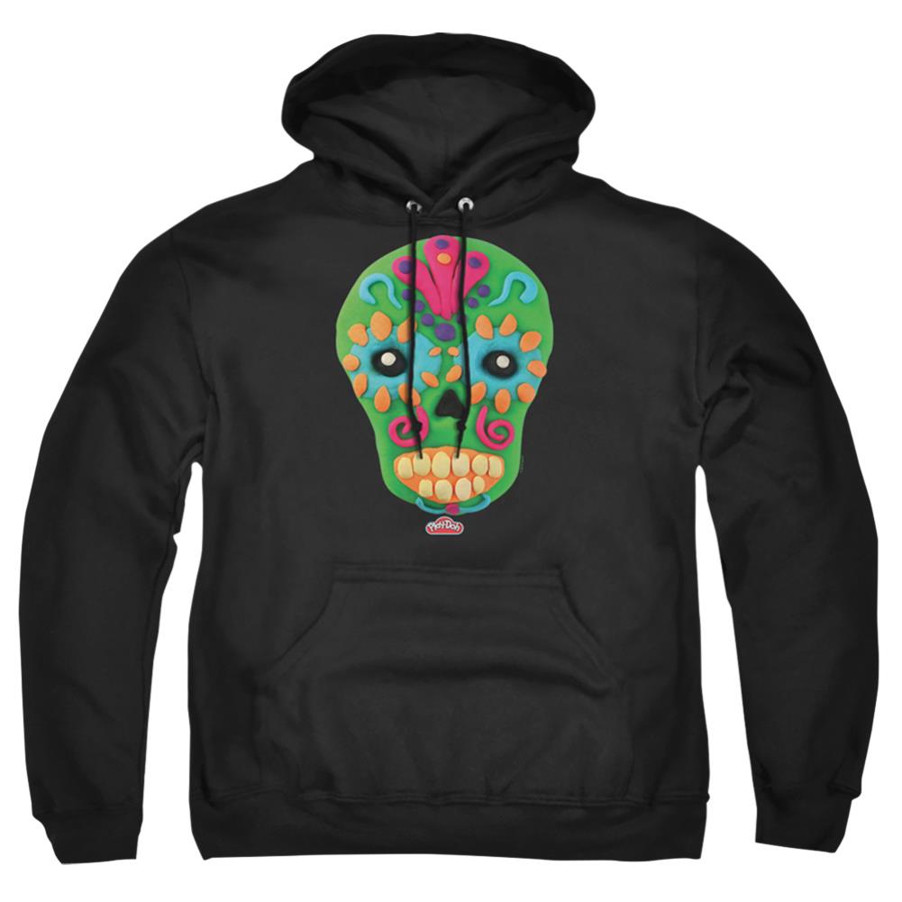 Play Doh Sugar Skull Men's Pull-Over 75 25 Poly Hoodie