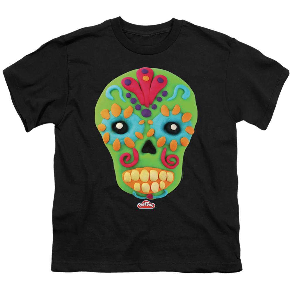 Play Doh Sugar Skull Youth 18/1 100% Cotton Short-Sleeve T-Shirt
