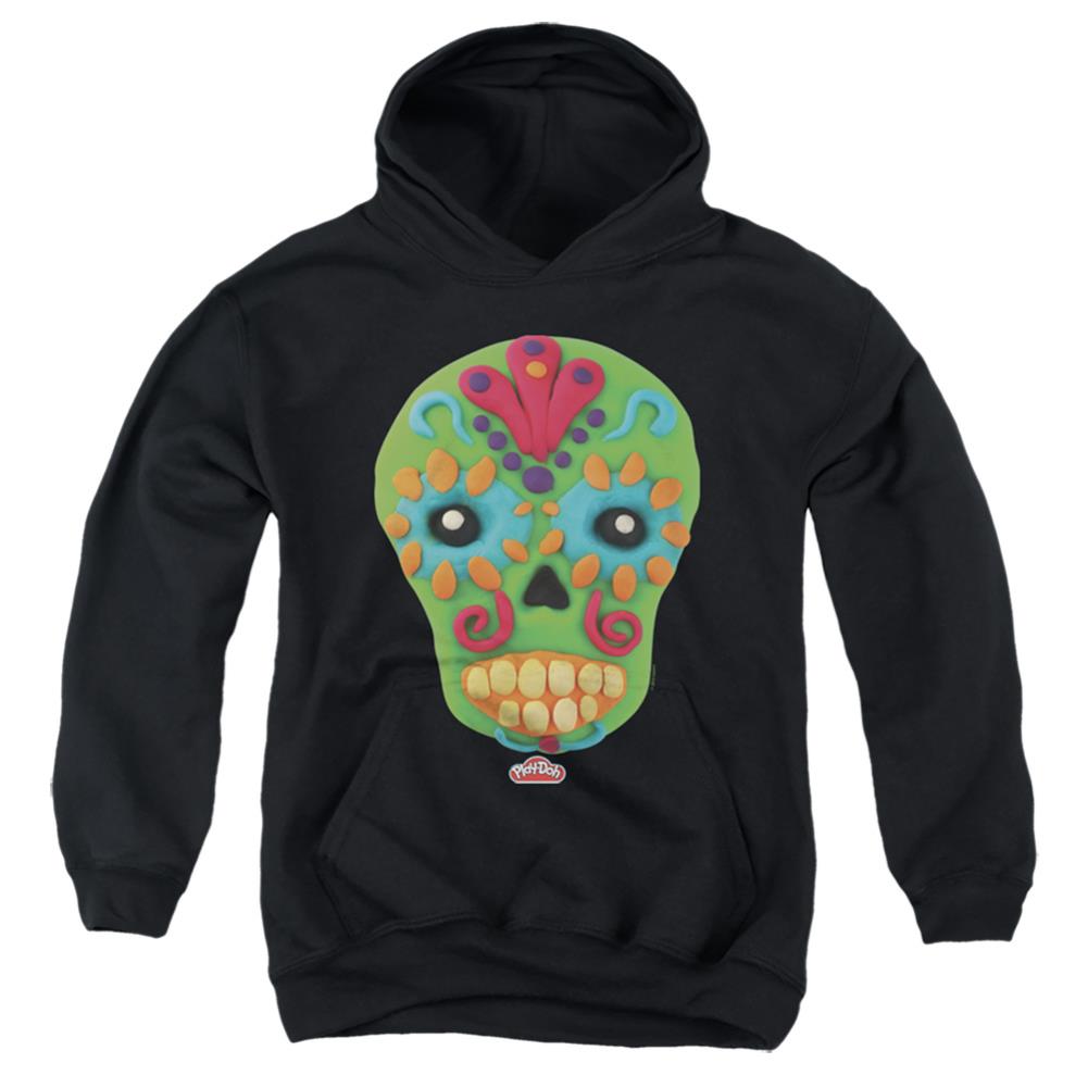 Play Doh Sugar Skull Youth Cotton Poly Pull-Over Hoodie