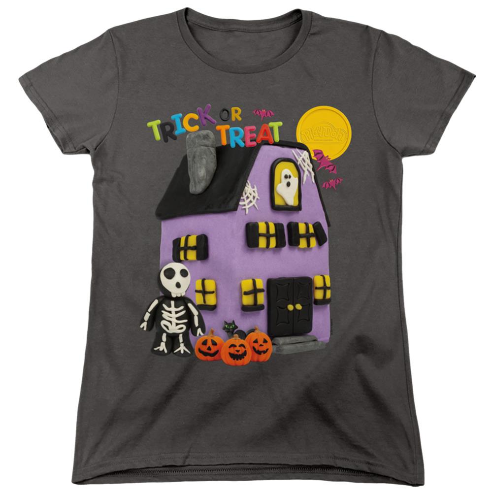 Play Doh Trick Or Treat Women's 18/1 Cotton Short-Sleeve T-Shirt