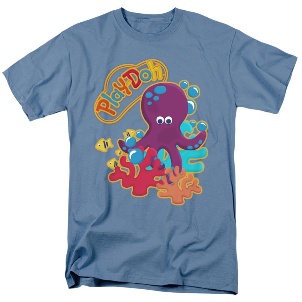 Play Doh Under The Sea Men's 18/1 Cotton Short-Sleeve T-Shirt